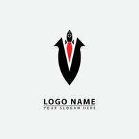 modern rocket consultant logo icon vector