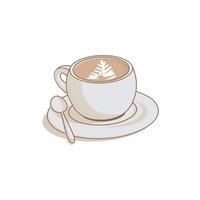 Coffee cup isolated vector