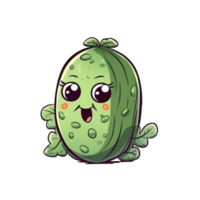 Funny Cucumber aesthetic png