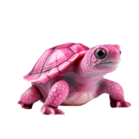 roze schildpad ai generatief png