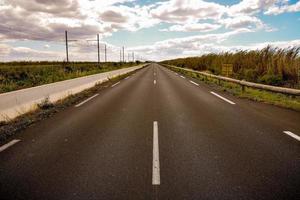 Scenic road view photo