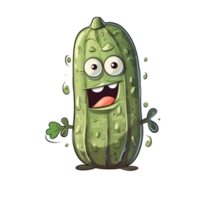 gracioso Pepino ai generativo png