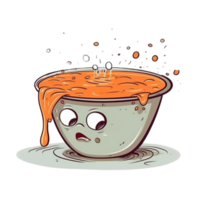 Cartoon Soup AI Generative png