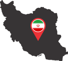 Iran pin map location png