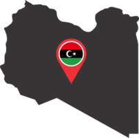 Libya pin map location png