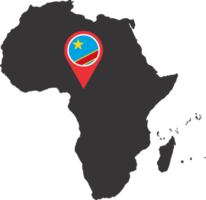 Congo pin map location png