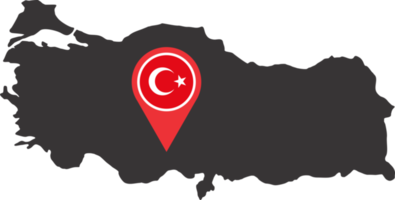 Turkey pin map location png