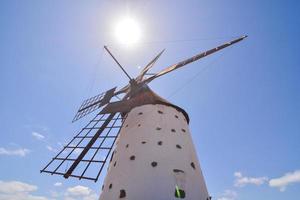 Background with windmill photo