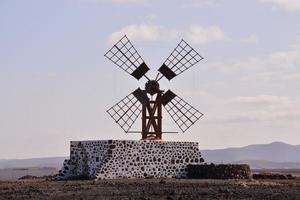 Background with windmill photo