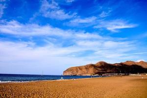 Scenic view of the shore photo