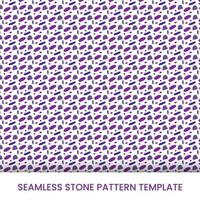 Seamless colorful stone pattern template vector