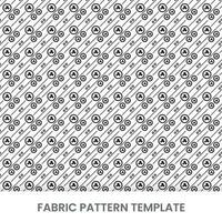 vector fabric pattern design template