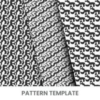 abstract hand drawn pattern design template vector