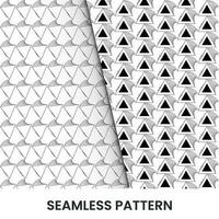 3d triangle seamless pattern background template vector