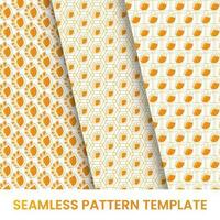 golden abstract pattern design template bundle vector