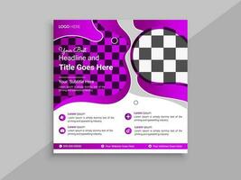 Social media business marketing post abstract vector design template