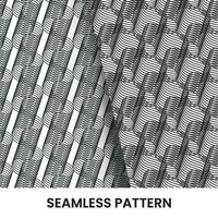 set of pattern design template with abstract line forming vector