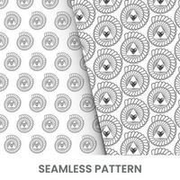 seamless floral pattern template vector