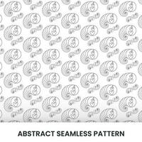 pattern design template with abstract line forming vector