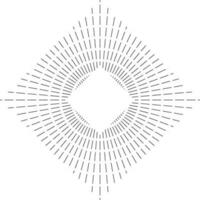 line illustration frame set editable Radiation, concentration line, light, Effect line vector