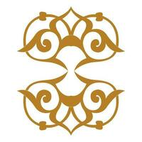 Vintage decor elements and wicker lines in vector. Decoration for logos, page, wedding album or restaurant menu in set. Calligraphic design elements. vector