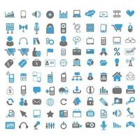 Collection of icon designs on the theme of technology, finance, holiday, arrows, communication, symbols. vector