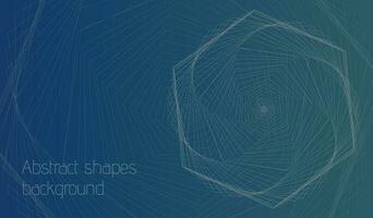 Modern abstract geometric shapes background. vector