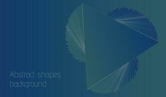 Modern abstract geometric shapes background. vector