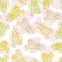 seamless abstact multicolour tree pattern background for fashion fabric vector