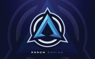 Arrow Gaming initial e-sports word monogram logo for gaming and tournament logo vector