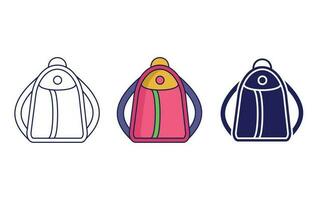 School Bag vector icon