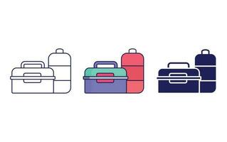 Lunch Box vector icon