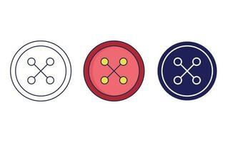 Button vector icon