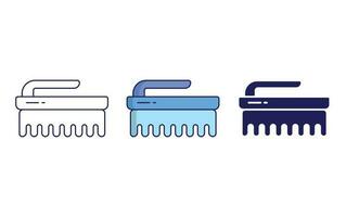 Nail Brush vector icon