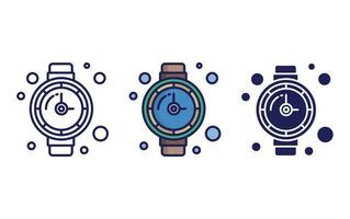 Diving Watch vector icon