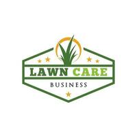 Lawn Care Icon Logo Design Template vector