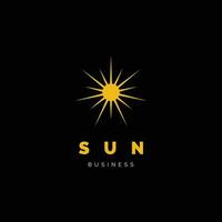 Sun Icon Logo Design Template vector