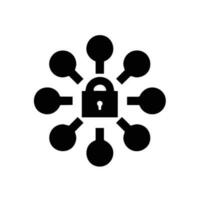 Lock security icon symbol vector image. Illustration of the key secure access system vector design. EPS 10