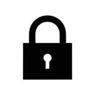 Lock security icon symbol vector image. Illustration of the key secure access system vector design. EPS 10