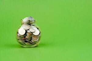 Coins and Time savings concept finance finance business photo