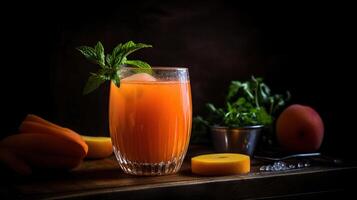 Peach Carrot Lemonade is the perfect end of summer drink. photo