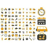 Collection of icon designs on the theme of technology, finance, holiday, arrows, communication, symbols. vector