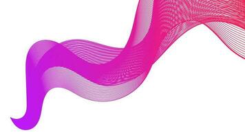 Abstract backdrop with colorful wave gradient lines on white background. Modern technology background, wave design. Vector illustration