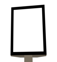 Extérieur pôle verticale lumière boîte panneau d'affichage png