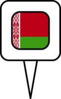 Belarus flag pin place icon. png