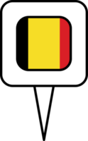 Belgien Flagge Stift Platz Symbol. png