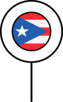 porto rico bandeira círculo PIN ícone. png