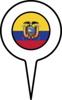 Ecuador flag Map pointer icon. png