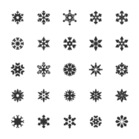 Icon set - snowflake png