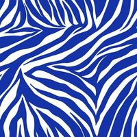 Vector animal print. Zebra ornament. Seamless pattern